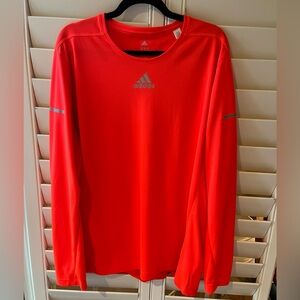 Adidas Techfit Compression Top Shirt Men's Red Stretch